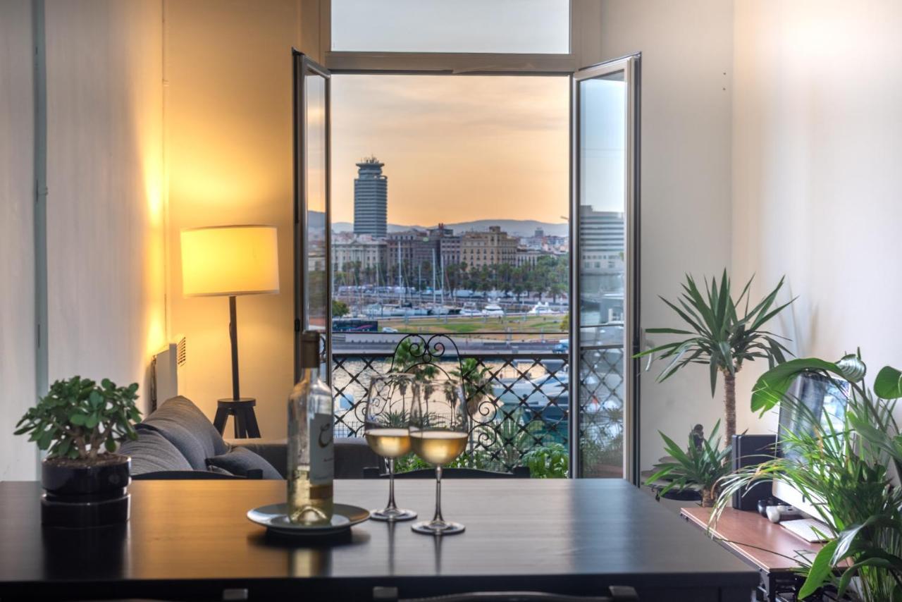 Superb Cute Flat Barcelona Bests View On The Sea For Couple Exteriér fotografie