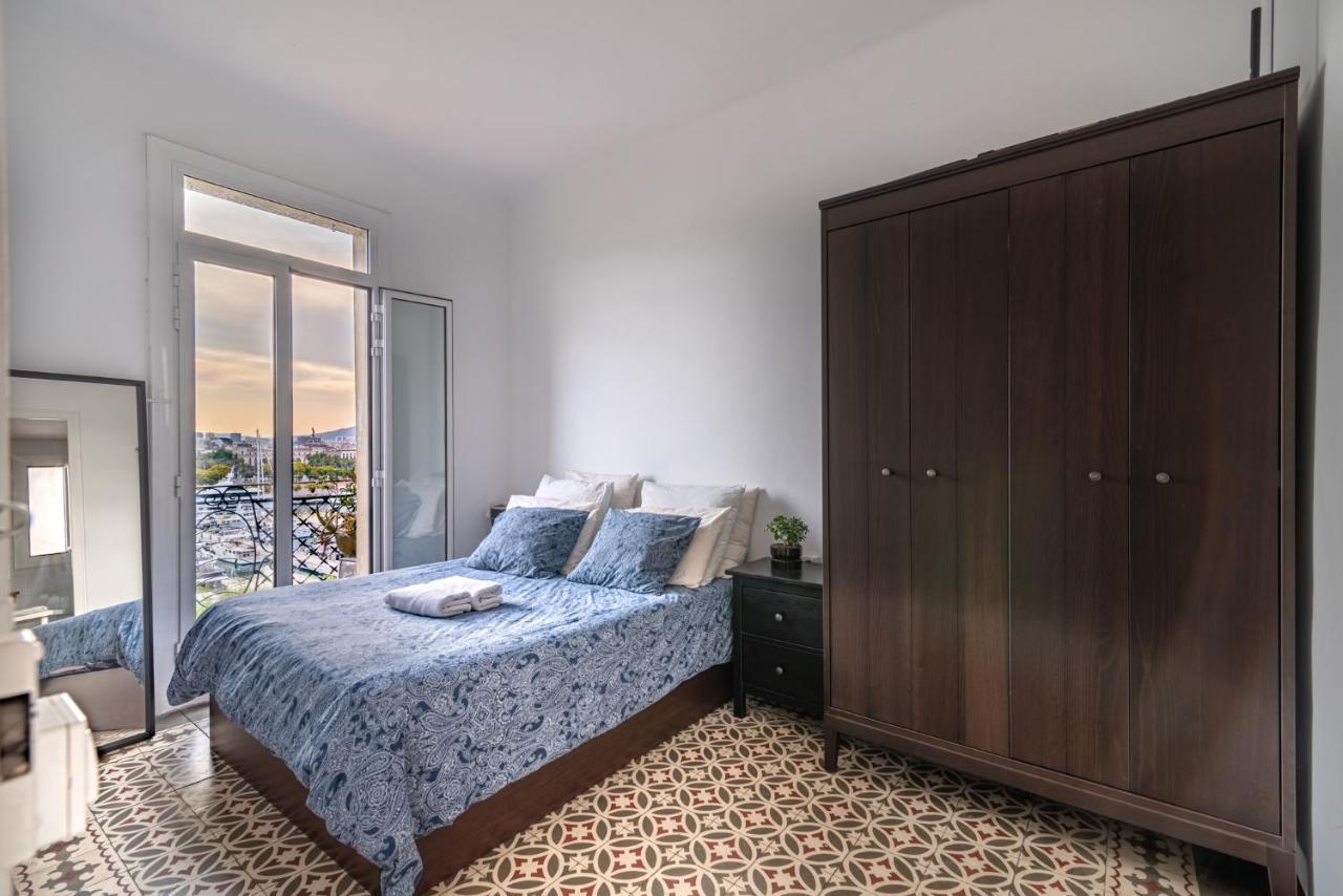 Superb Cute Flat Barcelona Bests View On The Sea For Couple Exteriér fotografie